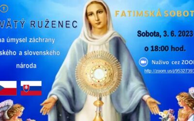 Ruženec ochrany za slovenský a český národ 3.6.2023