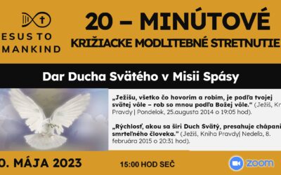 20 – min modlitebné stretnutie križiackych modlitieb 20.5.2023
