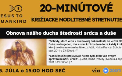 20-min križiacke modlitebné stretnutie, 15.07.2023